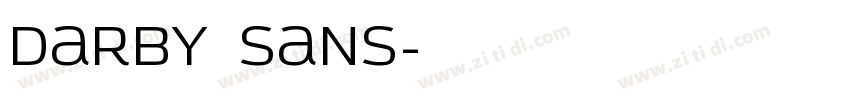 Darby Sans字体转换